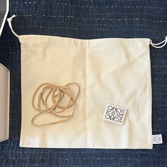 LOEWE x Paula’s Ibiza Suede Calfskin Fringed High Top Loafer - Gold - Picture 11 of 13